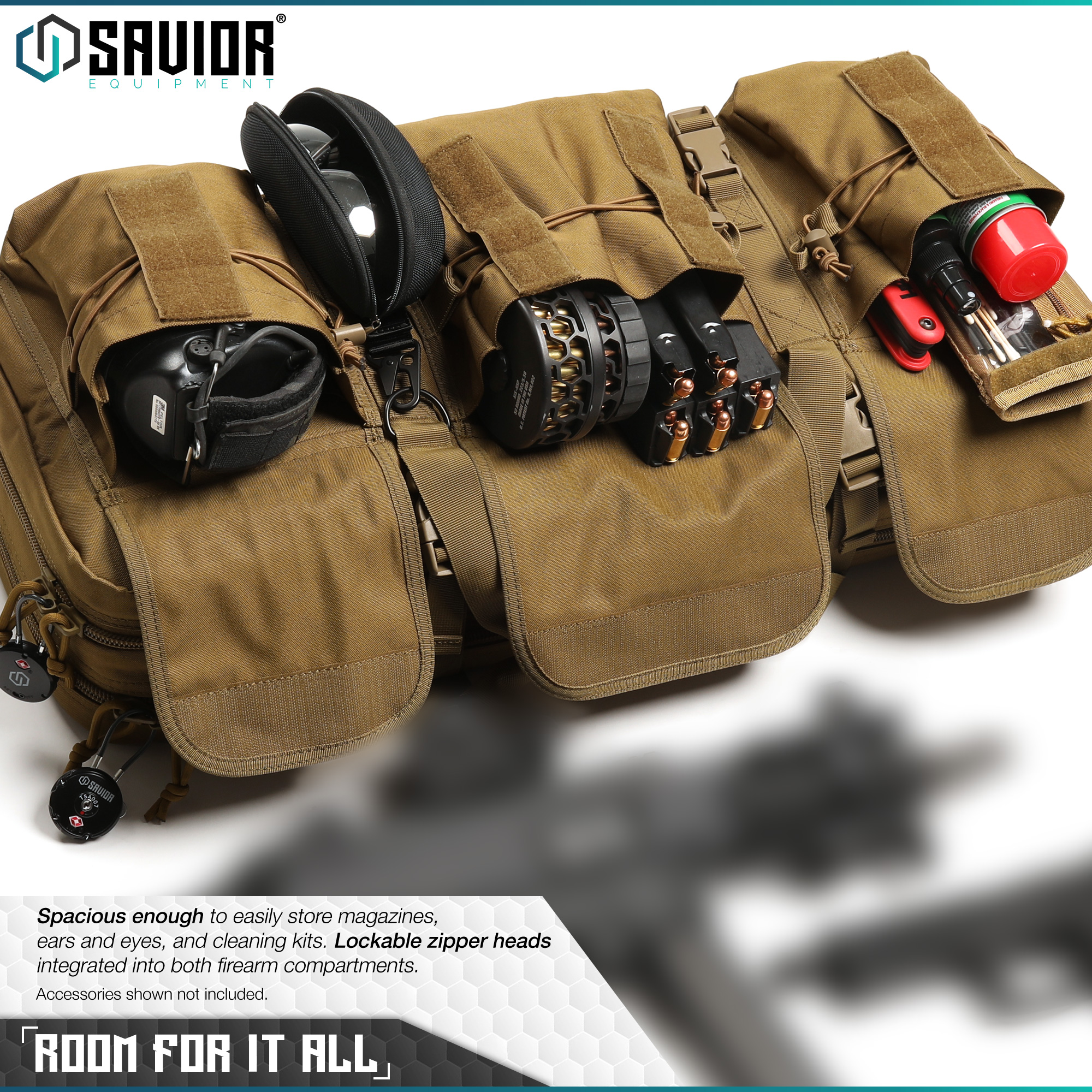 24" 28" 32" Savior Equipment Sub Shot Gun Pistol Soft Case Short Rifle Carry Bag - Picture 16 of 35