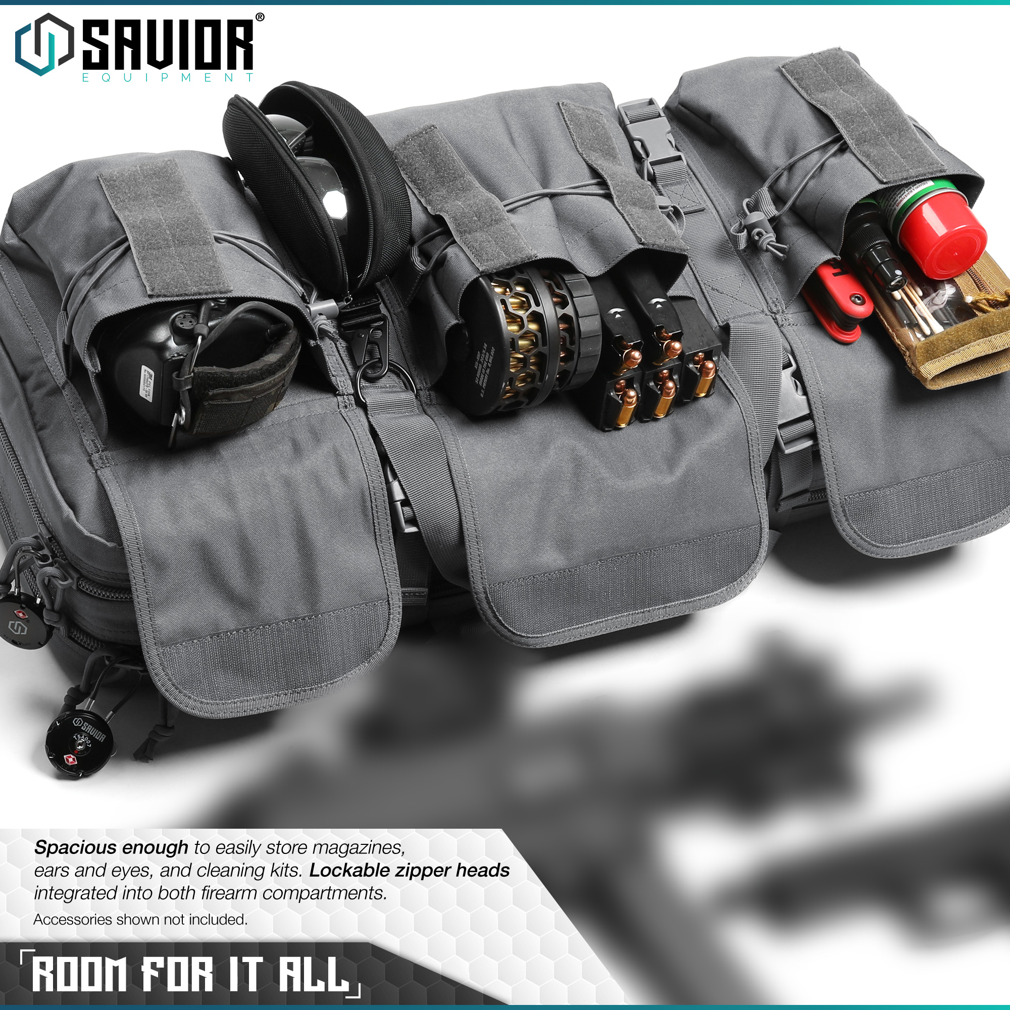 24" 28" 32" Savior Equipment Sub Shot Gun Pistol Soft Case Short Rifle Carry Bag - Picture 5 of 35