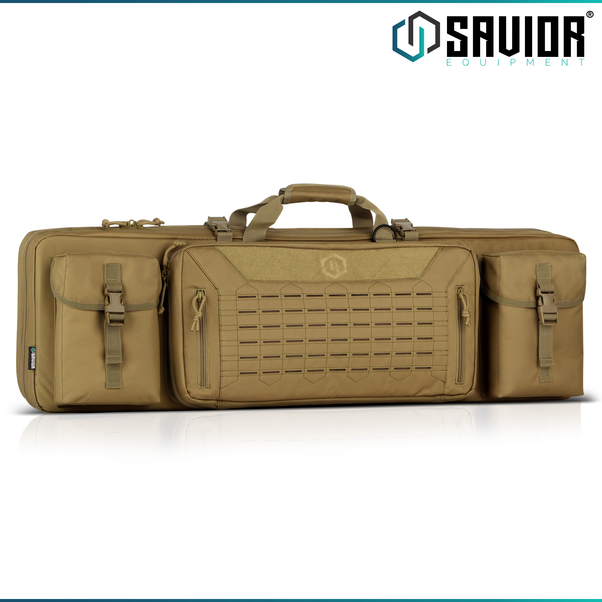 "SAVIOR" Double Rifle Soft Case Firearm Long Carbine Gun Padded Carry Drag Bag