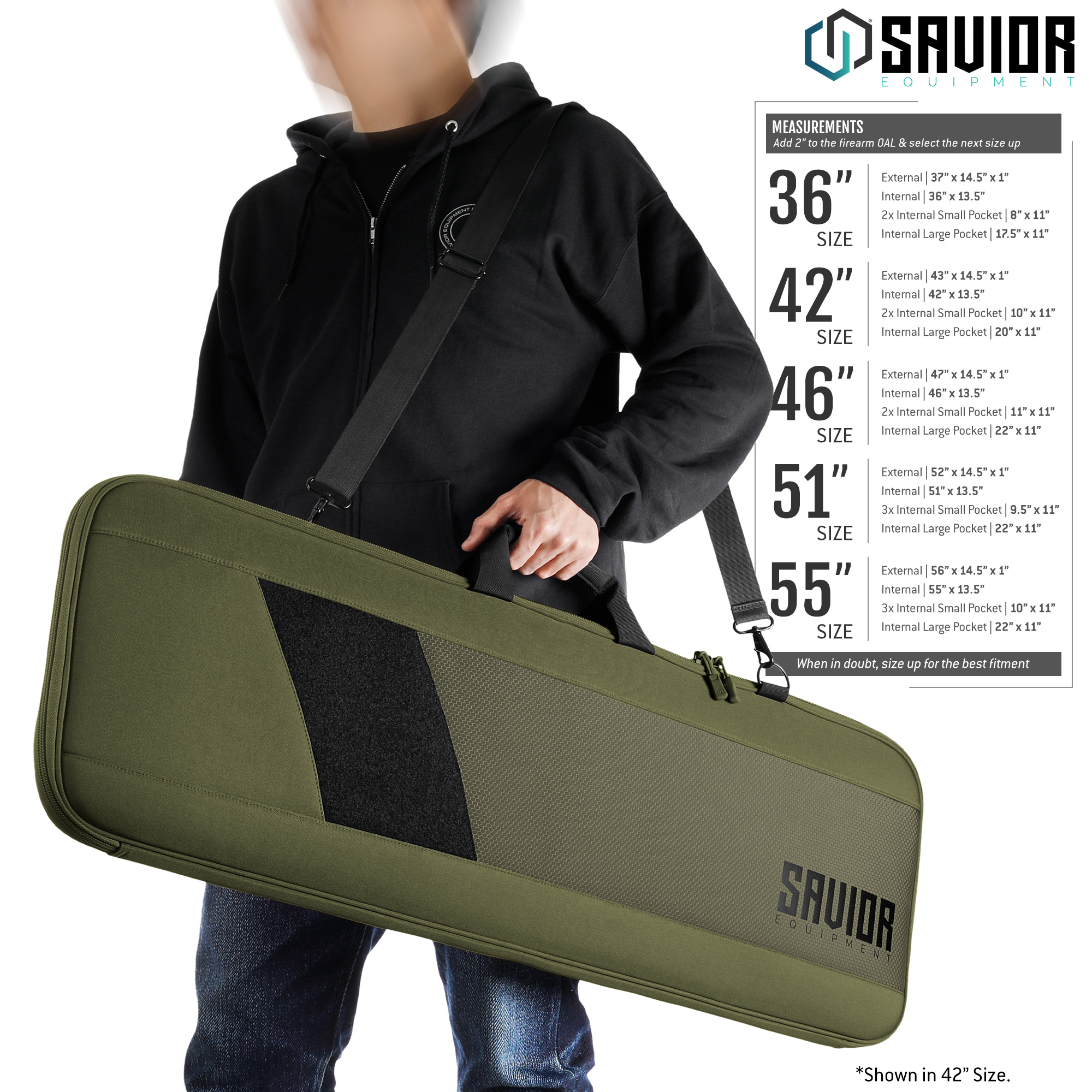 Savior Specialist Tactical Single Rifle Bag Padded Soft Case w/ Shoulder Strap