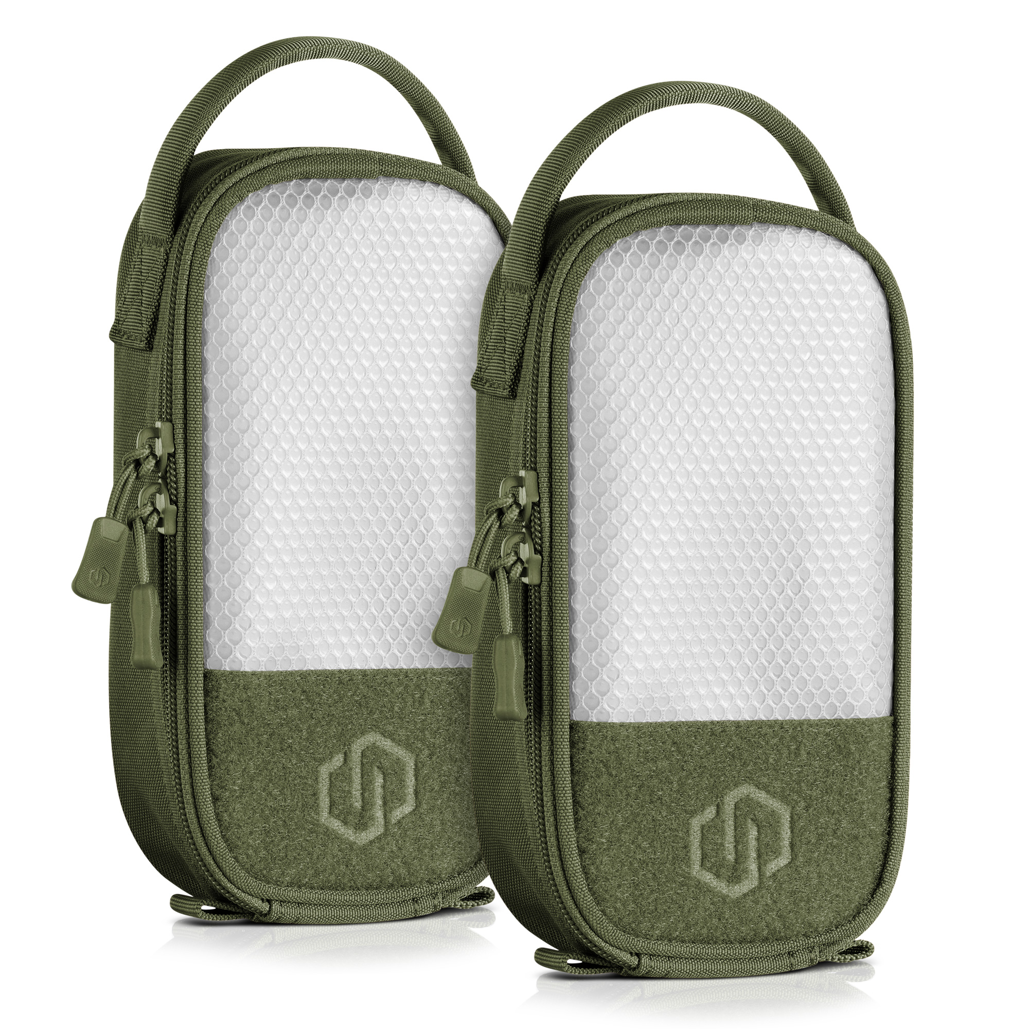 [HOOK-BACKED] 8" x 4" Tactical Mesh Pouch Range Bag Gear Sto