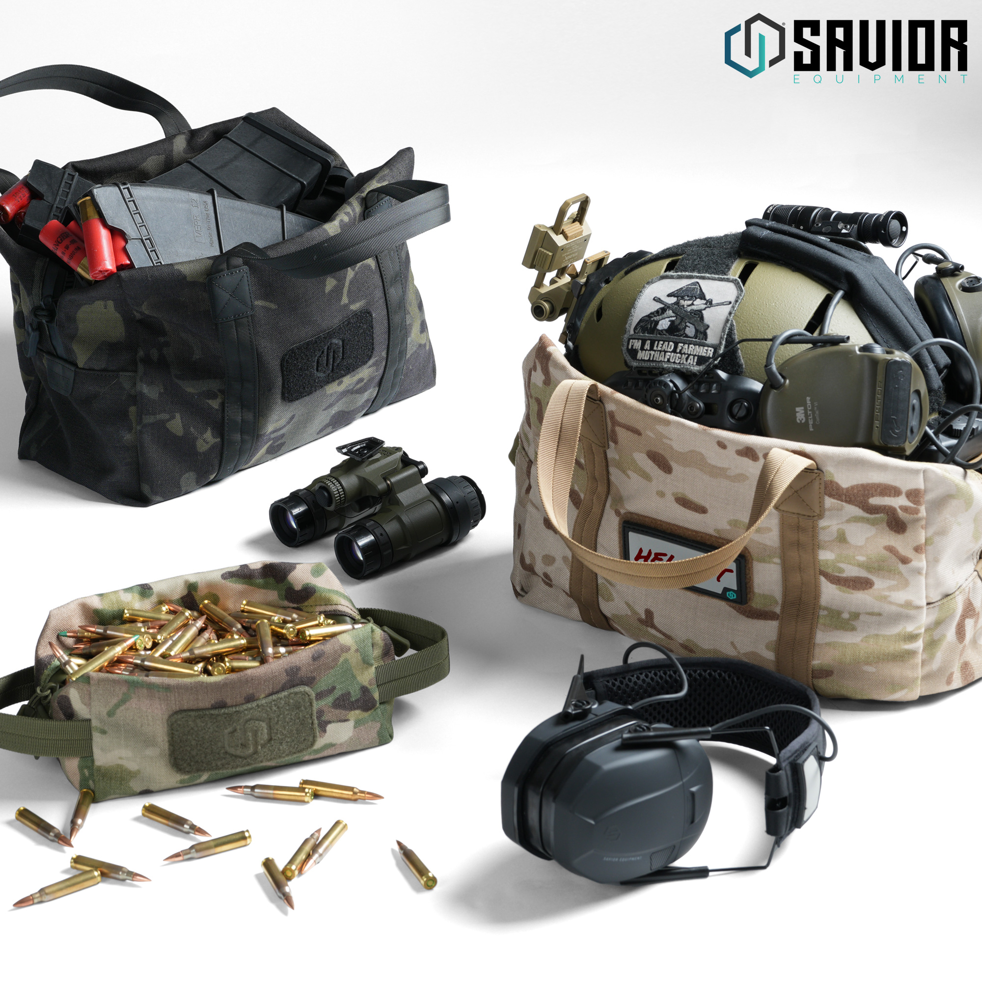 "SAVIOR" 2X Mini Hauler Ammo Storage Duffle Bag Range Gear Accessories Organizer - Picture 23 of 56