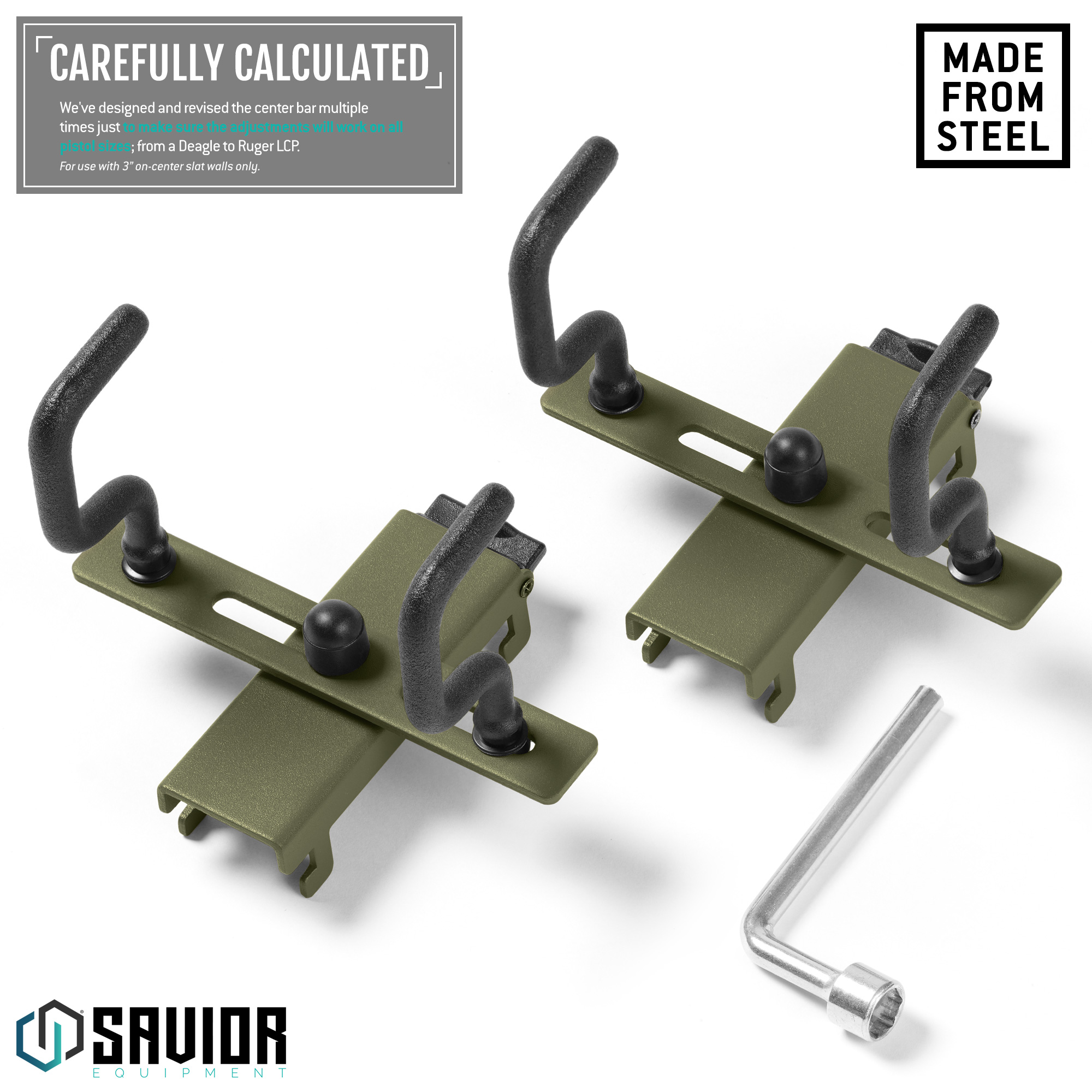 [SAVIOR] Wall Rack System Pistol Handgun Revolver Holder Rack ...