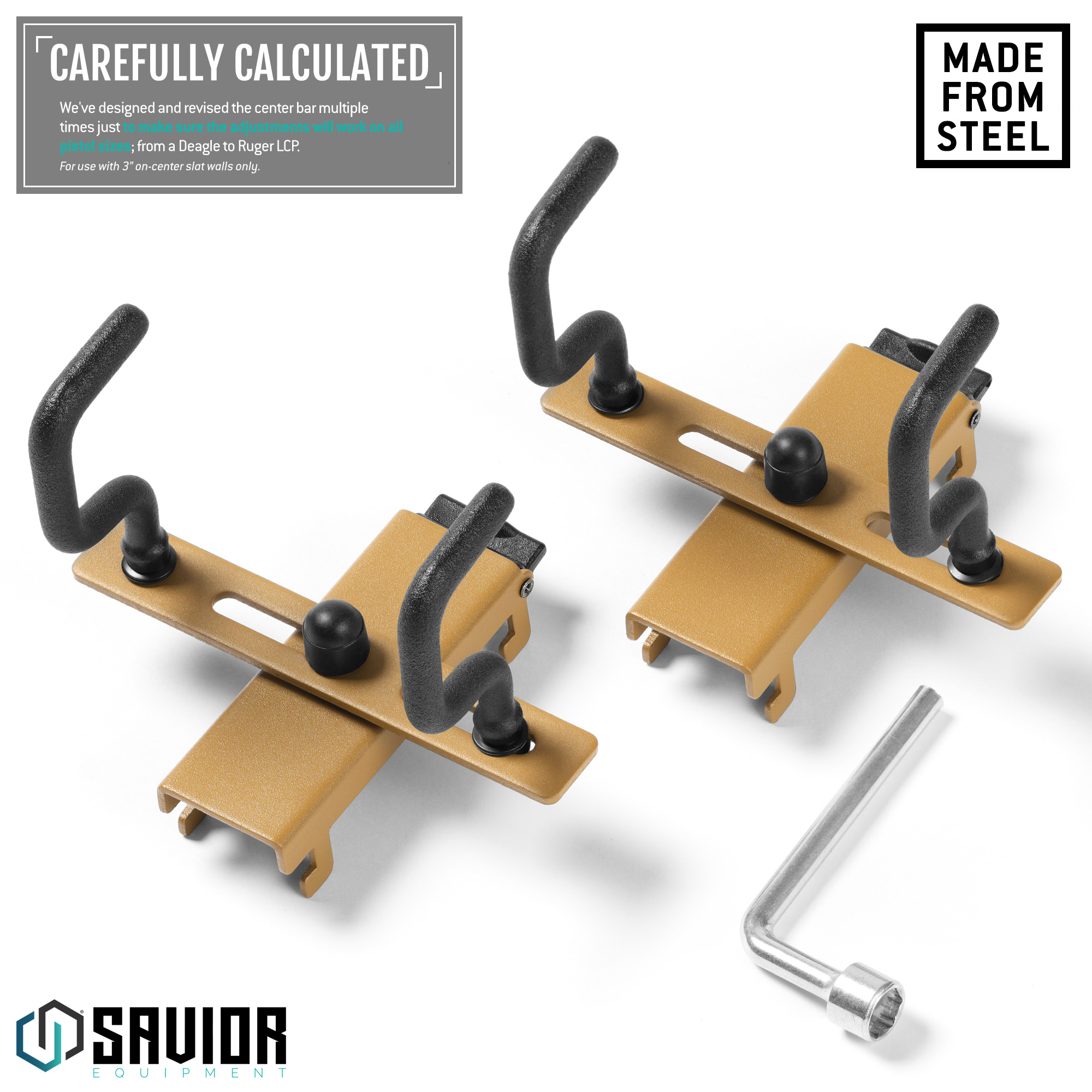 [SAVIOR] Wall Rack System Pistol Handgun Revolver Holder Rack ...