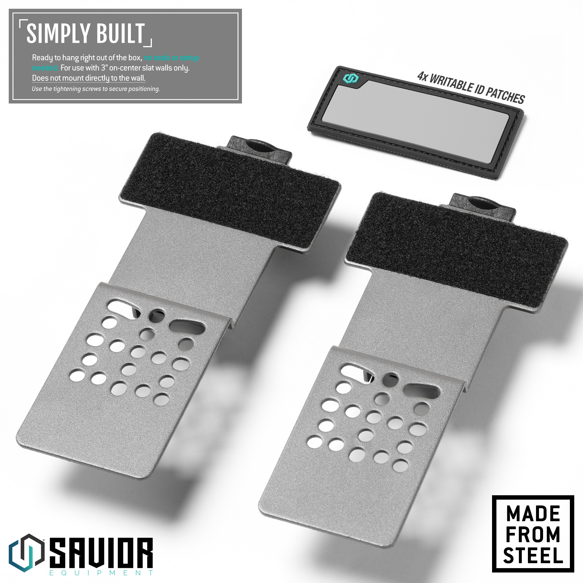 [SAVIOR] Wall Rack System Pistol Handgun Holster Quick-Connect Mount Gun Hook