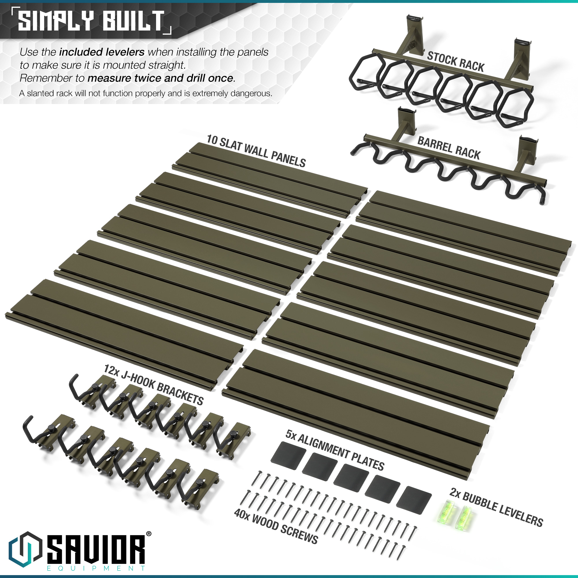 Slat Wall Rack System Mount Rifle Carbine Shotgun Pistol Firearm ...